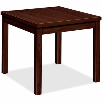 HON Laminate Occasional Table, Rectangular, 24w x 20d x 20h, Mahogany