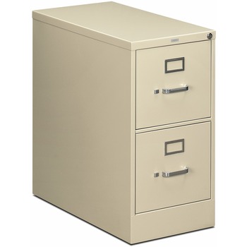 HON 210 Series Two-Drawer, Full-Suspension File, Letter, 28-1/2d, Putty