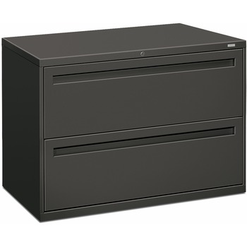 HON 700 Series Two-Drawer Lateral File, 42w x 19-1/4d, Charcoal