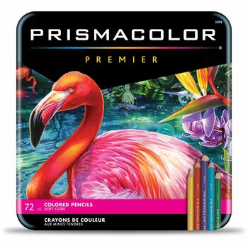 Prismacolor Premier Colored Pencil, 2H, 72 Assorted Colors/Set
