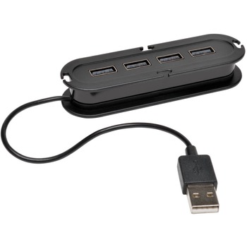 Tripp Lite by Eaton U222-004-R 4-Port USB 2.0 Ultra-Mini Hub, Black