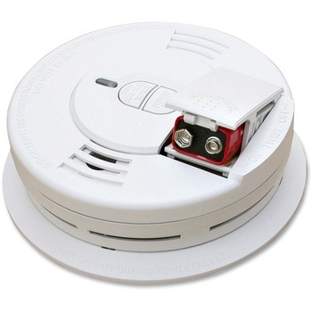 Kidde Front-Load Smoke Alarm w/Mounting Bracket, Hush Feature