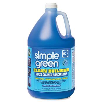 Simple Green Clean Building Glass Cleaner Concentrate, Unscented, 1gal Bottle
