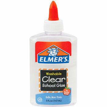 Elmer&#39;s Washable Clear School Glue, 5 oz, Liquid