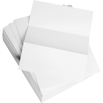 Domtar Custom Cut-Sheet Copy Paper, 92 Bright, 20 lb, 8.5&quot; x 11&quot;, White, 500 Sheets/Ream