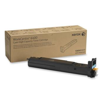 Xerox 106R01317 High-Yield Toner, 14000 Page-Yield, Cyan