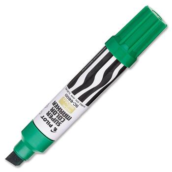 Pilot Jumbo Refillable Permanent Marker, Chisel Tip, Refillable, Green