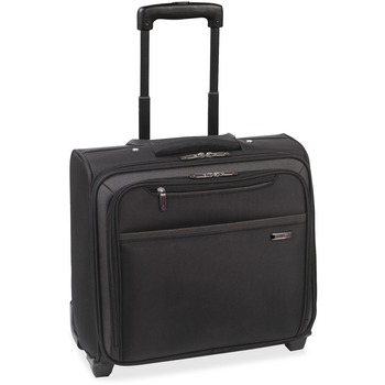 Solo Pro Rolling Overnighter Case, 16&quot;, 16 x 14 1/2 x 8, Black/Gray