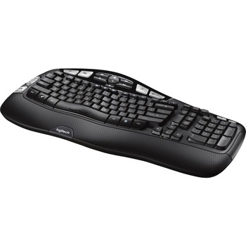 Logitech K350 Wireless Keyboard, Black