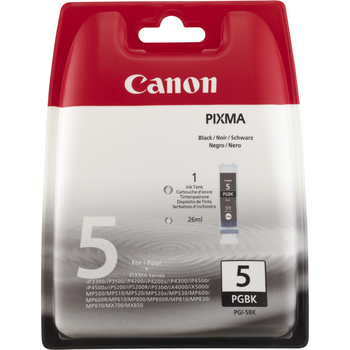 Canon 0628B009 (PGI-5BK) ChromaLife100+ Ink, Black, 2/PK