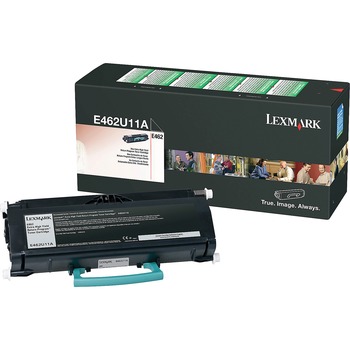 Lexmark E462U11A Extra High-Yield Toner, 18,000 Page Yield, Black