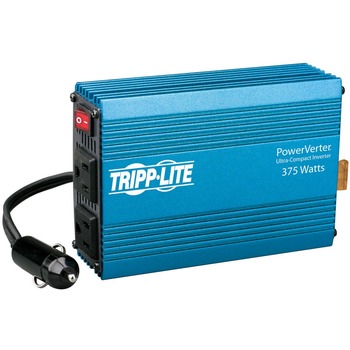 Tripp Lite by Eaton PowerVerter 375W Inverter, 12V DC Input/120V AC Output, 2 Outlets