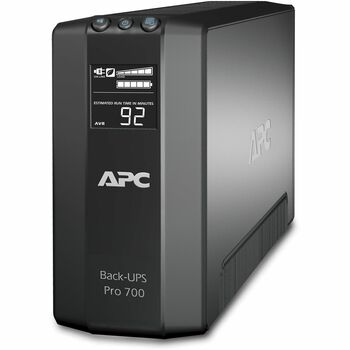 APC Back-UPS Pro 700 Battery Backup System, 700 VA, 6 Outlets, 355 J