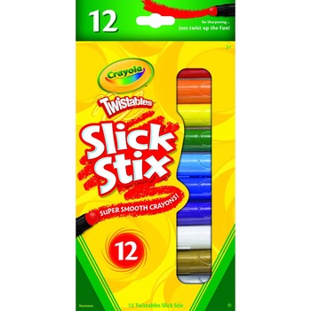 Crayola Twistables Slick Stix, 12/ST