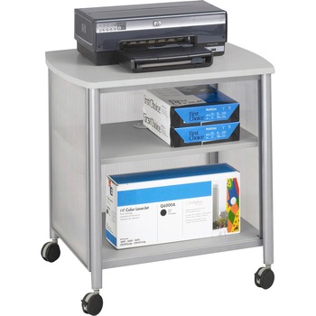 Safco Impromptu Machine Stand, One-Shelf, 26-1/4w x 21d x 26-1/2h, Gray