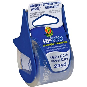 Duck HP260 Packaging Tape w/Dispenser, 1.88&quot; x 22.2yds, Clear