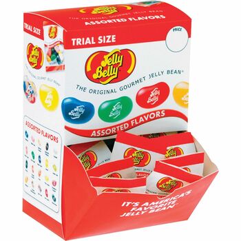 Jelly Belly Jelly Beans, Assorted Flavors, 0.35 oz. Bag, 80/BX