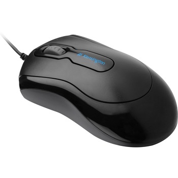 Kensington Mouse-In-A-Box Optical Mouse, Two-Button/Scroll, Black