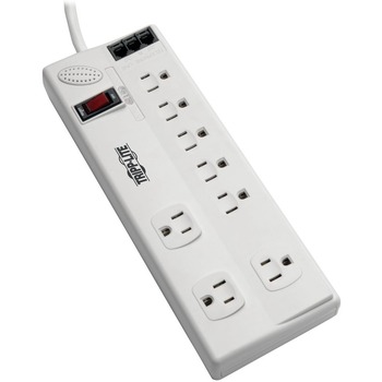 Tripp Lite by Eaton TAA-Compliant Protect It! 8-Outlet Computer Surge Protector, Tel/Modem/Fax Protection,8 ft. Cord