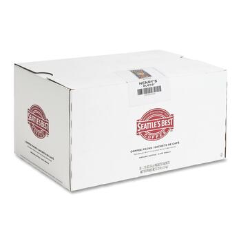 Seattle&#39;s Best Premeasured Coffee Packs, Level 4, 2 oz Packet, 18/Box