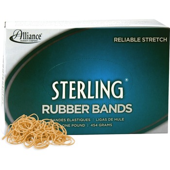 Alliance Rubber Company Sterling Rubber Bands Rubber Band, 10, 1-1/4 x 1/16, 5000 Bands/1lb Box