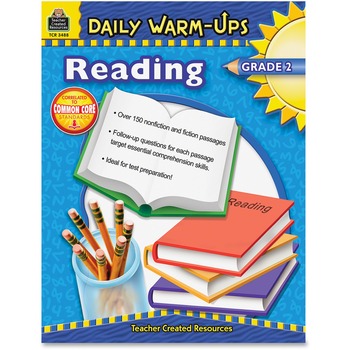 Teacher Created Resources Daily Warm-Ups: Reading, Grade 2, Paperback, 176 Pages