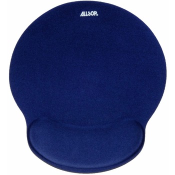 Allsop MousePad Pro Memory Foam Mouse Pad with Wrist Rest, 9 x 10 x 1, Blue