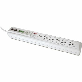 APC SurgeArrest Surge Protector, 6 Outlets, 3 ft, 1020 Joules, White