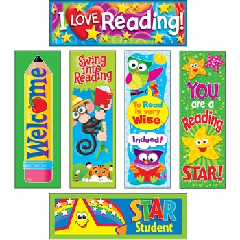 TREND Bookmark Combo Packs, Reading Fun Variety Pack #2, 2w x 6h, 216/Pack