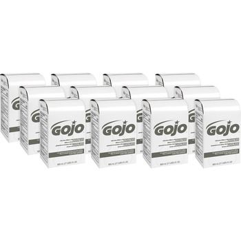 GOJO Ultra Mild Antimicrobial Lotion Soap with Chloroxylenol Refill, Floral Balsam, 800mL, 12 Refills/Carton