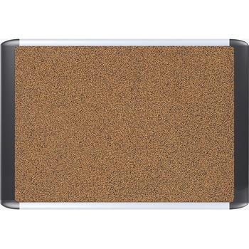 MasterVision Tech Cork Board, 48x72 Silver/Black Frame