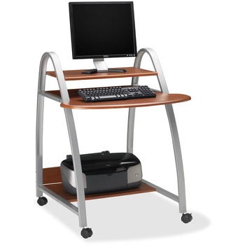 Safco Eastwinds Arch Mobile Desk, 31-1/2w x 34-1/2d x 37h, Medium Cherry
