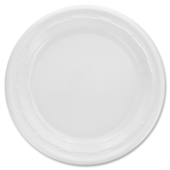 Dart Plate, Plastic, 10 1/4&quot;, White, Famous Service&#174;, 500/CT