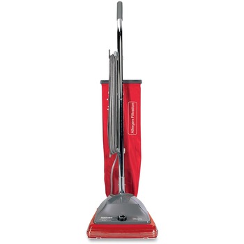 Sanitaire Commercial Standard Upright Vacuum, 19.8lb, Red/Gray