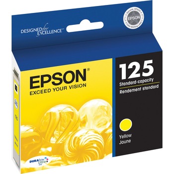 Epson T125420 (125) DURABrite Ultra Ink, Yellow