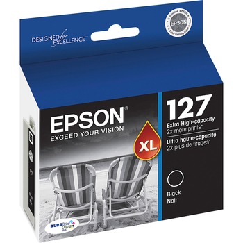 Epson T127120 (127) DURABrite Ultra Extra High-Yield Ink, Black