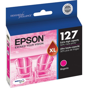 Epson T127320 (127) DURABrite Ultra Extra High-Yield Ink, Magenta