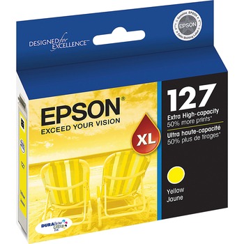 Epson T127420 (127) DURABrite Ultra Extra High-Yield Ink, Yellow
