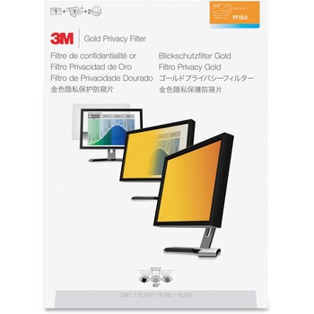 3M Frameless Gold LCD Privacy Filter for 19&quot; Monitor