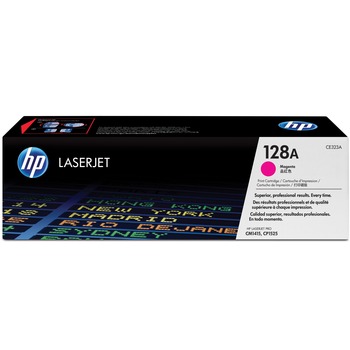 HP 128A (CE323A) Toner Cartridge, Magenta