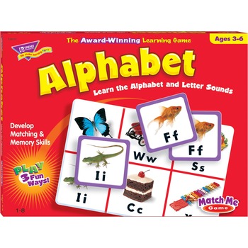 TREND Alphabet Match Me Puzzle Game, Ages 4-7