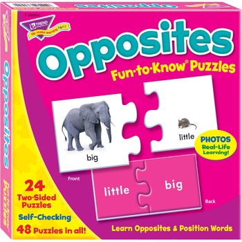 TREND&#174; Fun to Know Puzzles, Opposites