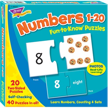 TREND Fun to Know Puzzles, Numbers 1-20