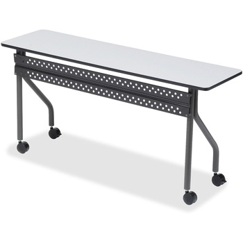 Iceberg OfficeWorks Mobile Training Table, 60w x 18d x 29h, Gray/Charcoal