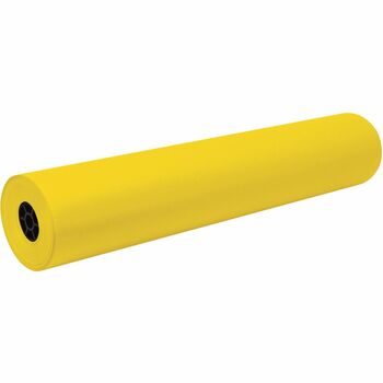 Pacon Decorol Flame Retardant Art Rolls, 40 lb, 36 in x 1000 ft, Sunrise Yellow