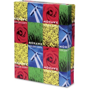 Mohawk Color Copy Paper, 98 Brightness, 28 lb, 8.5&quot; x 11&quot;, Bright White, 500 Sheets/Ream