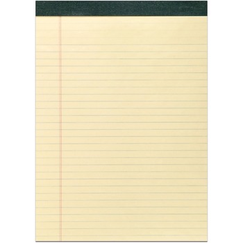 Roaring Spring Recycled Pad, Legal Ruled, 8.5&quot; x 11&quot;, Canary Yellow Paper, 40 Sheets/Pad, 12 Pads