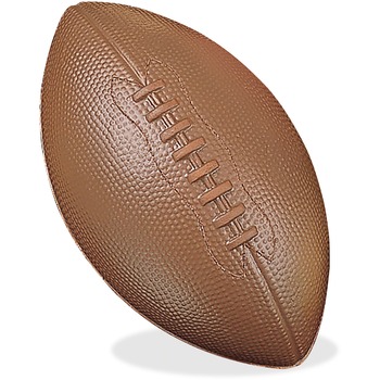 Champion Sports Coated Foam Sport Ball, For Football, Playground Size, Brown