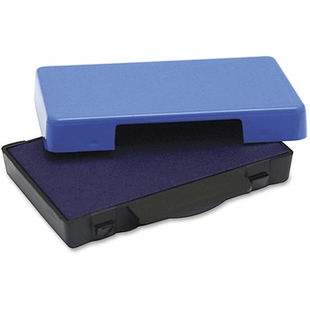 Identity Group T5440 Dater Replacement Ink Pad, 1 1/8 x 2, Blue