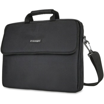 Kensington 17&quot; Laptop Sleeve, Padded Interior, Interior/Exterior Pockets, Black